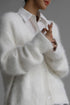 'Daria' Fuzzy Knit Button Down Cardigan - Celes Fashion